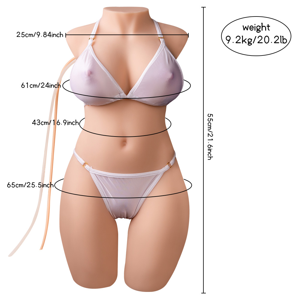 NINA: 9.2Kg/20.2LB female torso with Hi-tech features.  Free shipping